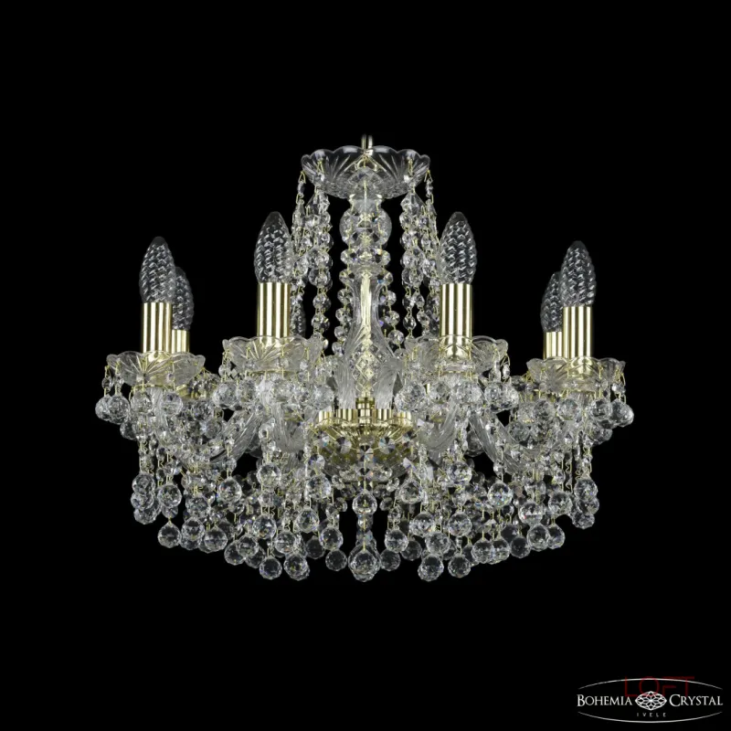 Подвесная люстра Bohemia Ivele Crystal 1409 1409/8/160 G Подвесная люстра Bohemia Ivele Crystal 1409 1409/8/160 G