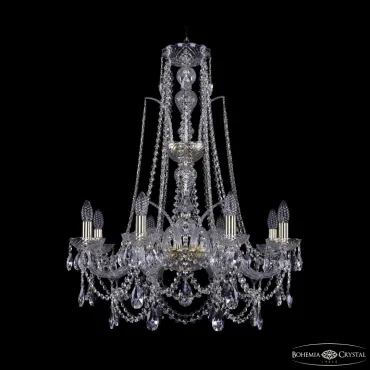 Подвесная люстра Bohemia Ivele Crystal 1411 1411/8/240/XL-83 G Подвесная люстра Bohemia Ivele Crystal 1411 1411/8/240/XL-83 G