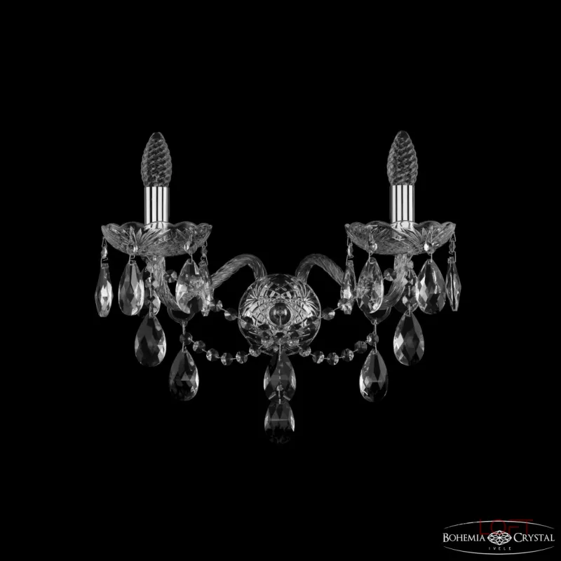 Бра Bohemia Ivele Crystal 1415 1415B/2/200/XL Ni