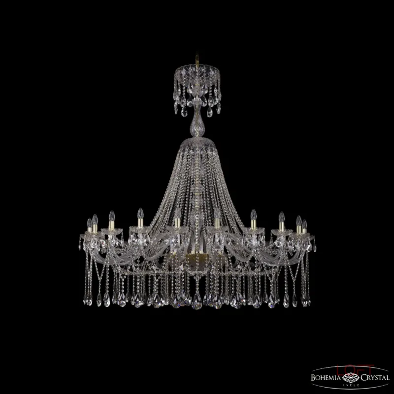 Подвесная люстра Bohemia Ivele Crystal 1413 1413/20/530/XL-158 G