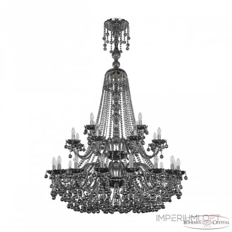 Подвесная люстра Bohemia Ivele Crystal 1409 1409/16+8+4/400/XL-164/2d Ni M731 Подвесная люстра Bohemia Ivele Crystal 1409 1409/16+8+4/400/XL-164/2d Ni M731