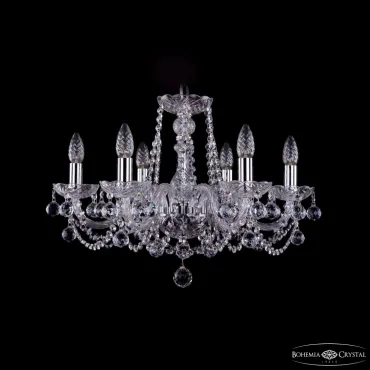 Подвесная люстра Bohemia Ivele Crystal 1402 1402/6/195 Ni Balls Подвесная люстра Bohemia Ivele Crystal 1402 1402/6/195 Ni Balls