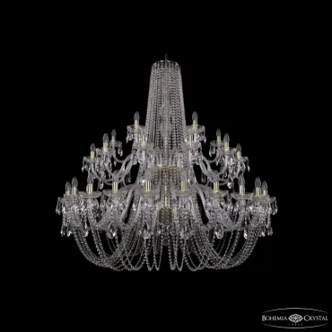 Подвесная люстра Bohemia Ivele Crystal 1402 1402/24+12+6/530/2d G