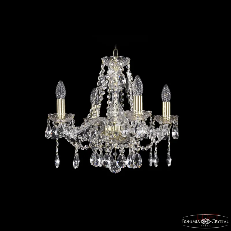 Подвесная люстра Bohemia Ivele Crystal 1413 1413/4/165 G Подвесная люстра Bohemia Ivele Crystal 1413 1413/4/165 G