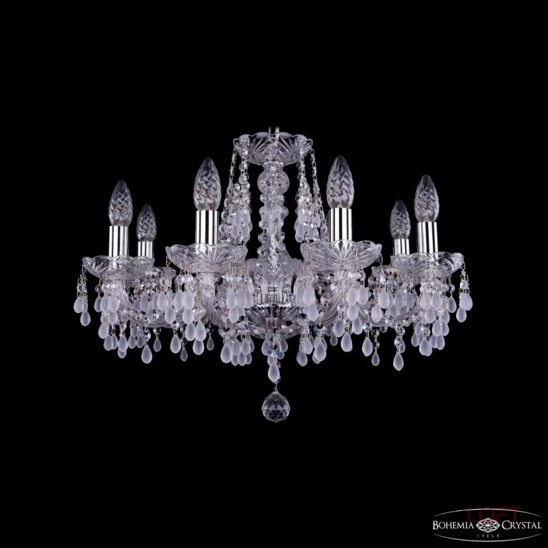Подвесная люстра Bohemia Ivele Crystal 1410 1410/8/195 Ni V0300