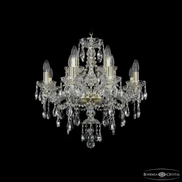 Подвесная люстра Bohemia Ivele Crystal 1415 1415/8+4/200 G