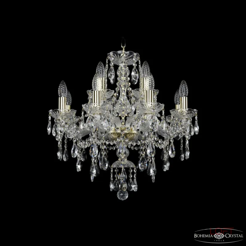 Подвесная люстра Bohemia Ivele Crystal 1415 1415/8+4/200 G