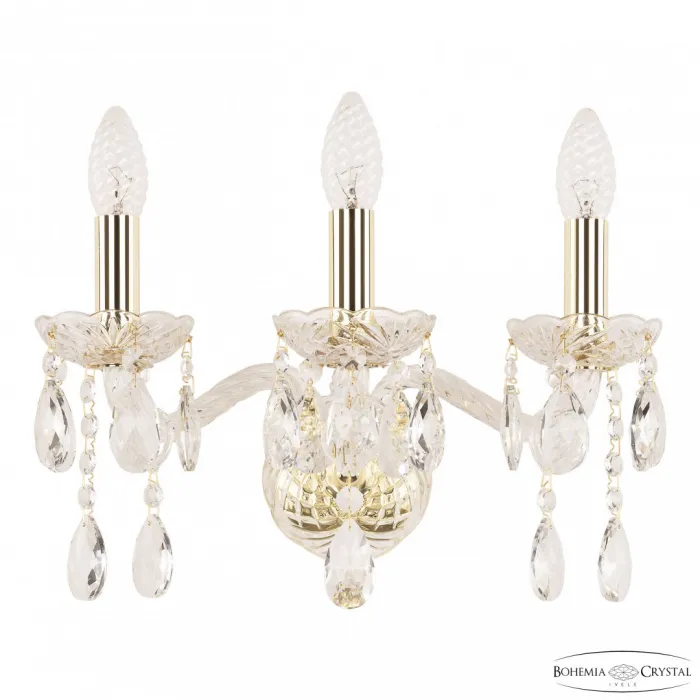 Бра Bohemia Ivele Crystal 107 107B/3/141 G от ImperiumLoft