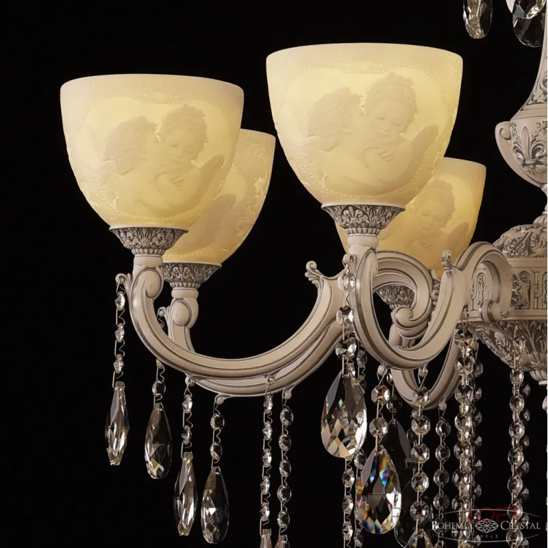 Подвесная люстра Bohemia Ivele Crystal AL7801 AL78101/8/250 B WMN P1 U Angel