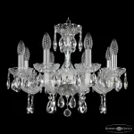 Подвесная люстра Bohemia Ivele Crystal 117 117/8/165 Ni