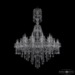 Подвесная люстра Bohemia Ivele Crystal 1415 1415/20+10/400/XL-154 Ni