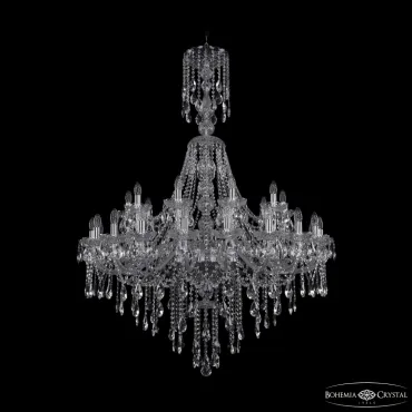 Подвесная люстра Bohemia Ivele Crystal 1415 1415/20+10/400/XL-154 Ni