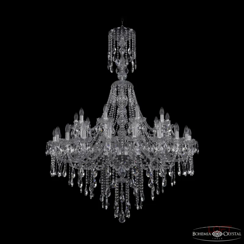 Подвесная люстра Bohemia Ivele Crystal 1415 1415/20+10/400/XL-154 Ni