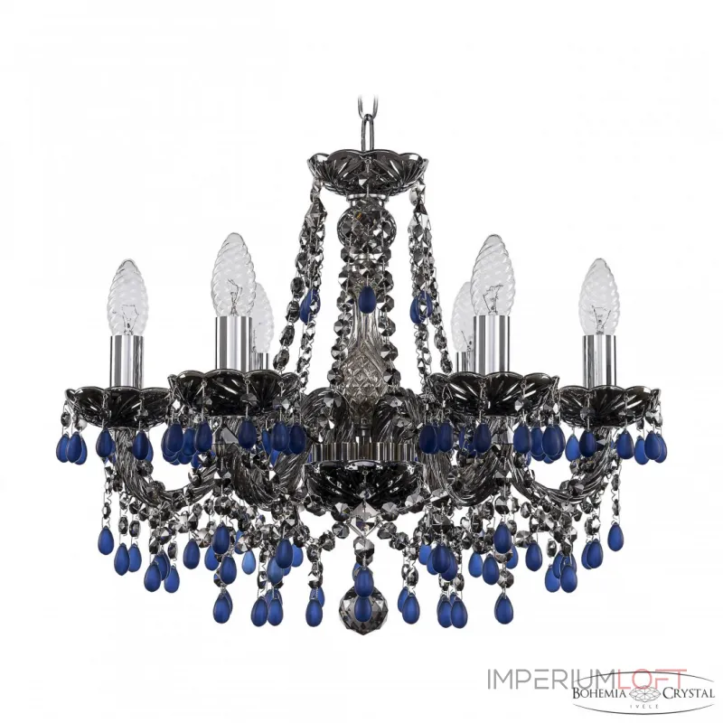 Подвесная люстра Bohemia Ivele Crystal 1410 1410/6/160 Ni V3001 M731 Подвесная люстра Bohemia Ivele Crystal 1410 1410/6/160 Ni V3001 M731