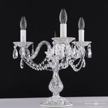 Настольная лампа Bohemia Ivele Crystal AL1602 AL16302L8/3/141-37 WMN Настольная лампа Bohemia Ivele Crystal AL1602 AL16302L8/3/141-37 WMN