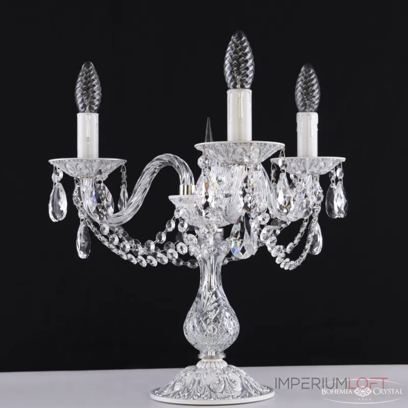 Настольная лампа Bohemia Ivele Crystal AL1602 AL16302L8/3/141-37 WMN Настольная лампа Bohemia Ivele Crystal AL1602 AL16302L8/3/141-37 WMN