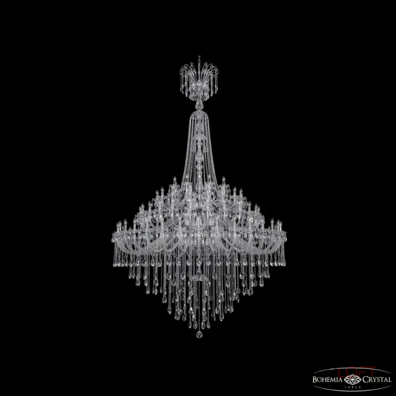 Подвесная люстра Bohemia Ivele Crystal 1415 1415/32+24+16+8/700/XL-320/3d Ni Подвесная люстра Bohemia Ivele Crystal 1415 1415/32+24+16+8/700/XL-320/3d Ni