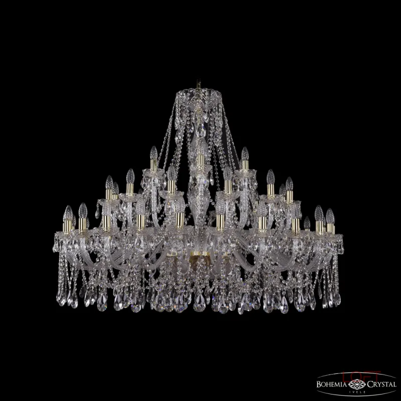 Подвесная люстра Bohemia Ivele Crystal 1413 1413/24+12+6/460 G Подвесная люстра Bohemia Ivele Crystal 1413 1413/24+12+6/460 G
