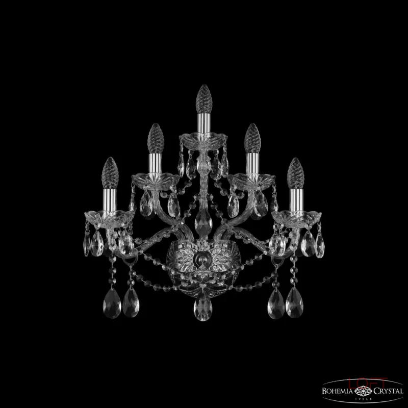 Бра Bohemia Ivele Crystal 1413 1413B/2+2+1/200/XL Ni Бра Bohemia Ivele Crystal 1413 1413B/2+2+1/200/XL Ni