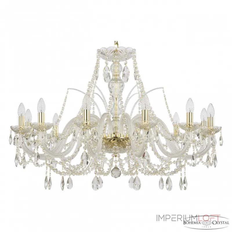 Подвесная люстра Bohemia Ivele Crystal 105 105/12/360 G Подвесная люстра Bohemia Ivele Crystal 105 105/12/360 G