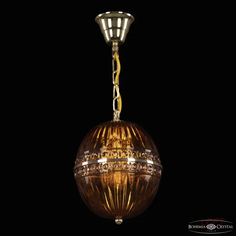 Подвесной светильник Bohemia Ivele Crystal 5479 5479/20 G Amber/M-1G