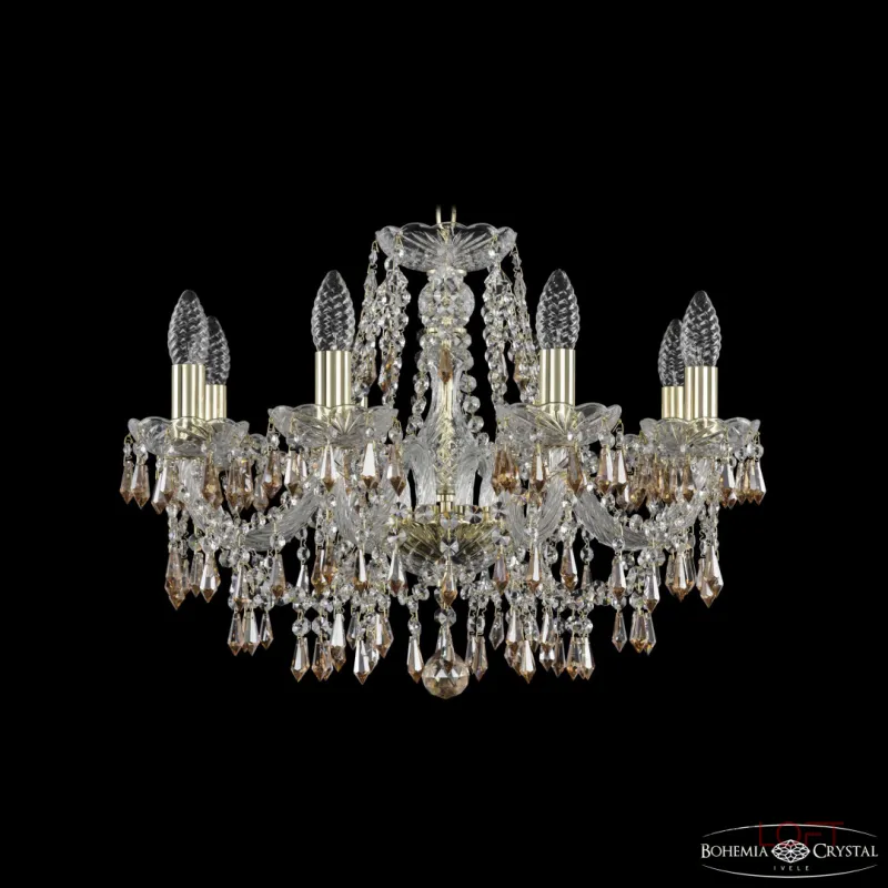Подвесная люстра Bohemia Ivele Crystal 1403 1403/8/195 G K721 Подвесная люстра Bohemia Ivele Crystal 1403 1403/8/195 G K721