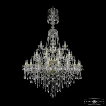 Подвесная люстра Bohemia Ivele Crystal 1415 1415/20+10+5/400/XL-180/3d G