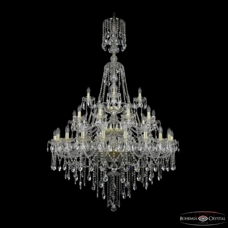 Подвесная люстра Bohemia Ivele Crystal 1415 1415/20+10+5/400/XL-180/3d G