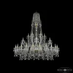 Подвесная люстра Bohemia Ivele Crystal 1411 1411/24+6+6/530/XL-165 G
