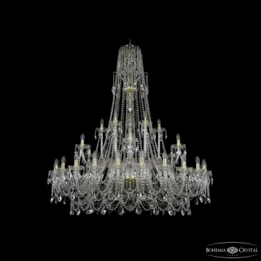 Подвесная люстра Bohemia Ivele Crystal 1411 1411/24+6+6/530/XL-165 G