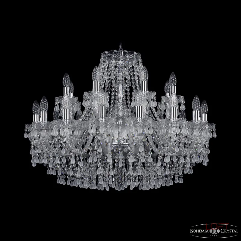 Подвесная люстра Bohemia Ivele Crystal 1410 1410/16+8/300 Ni V0300 Подвесная люстра Bohemia Ivele Crystal 1410 1410/16+8/300 Ni V0300