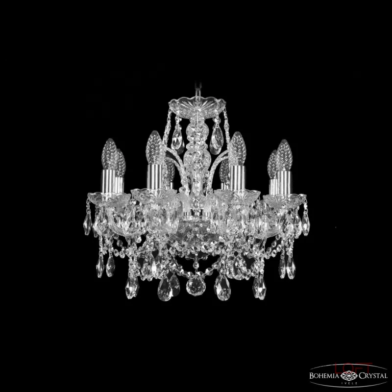 Подвесная люстра Bohemia Ivele Crystal 1411 1411/8/141 Ni