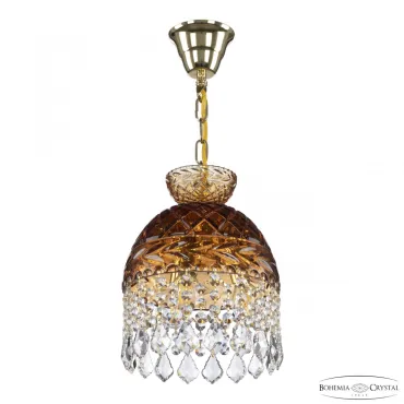 Подвесной светильник Bohemia Ivele Crystal 5478 5478/22 G Amber/M-1F Leafs