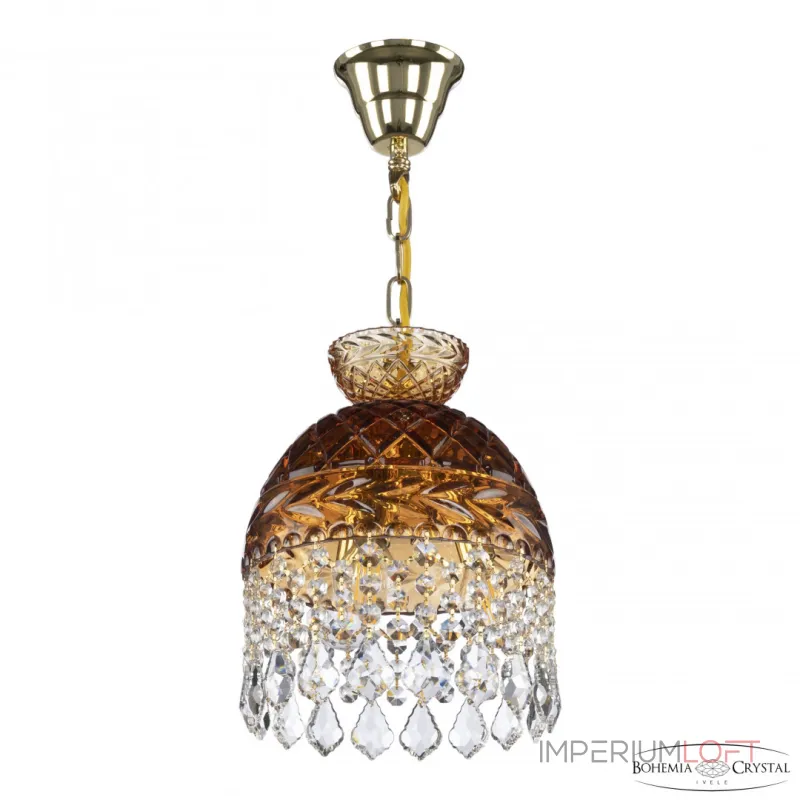 Подвесной светильник Bohemia Ivele Crystal 5478 5478/22 G Amber/M-1F Leafs