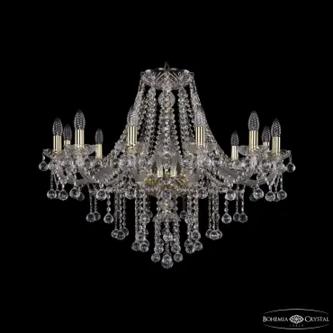 Подвесная люстра Bohemia Ivele Crystal 1415 1415/12/300 G Balls