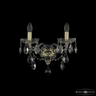 Бра Bohemia Ivele Crystal 1415 1415B/2/165/XL G Бра Bohemia Ivele Crystal 1415 1415B/2/165/XL G