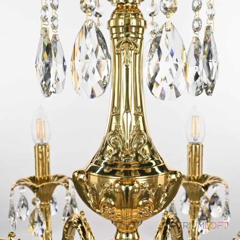 Подвесная люстра Bohemia Ivele Crystal AL7901 AL79101/8/250 B G Подвесная люстра Bohemia Ivele Crystal AL7901 AL79101/8/250 B G