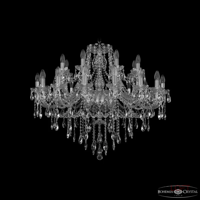Подвесная люстра Bohemia Ivele Crystal 1415 1415/16+8/360 Ni Подвесная люстра Bohemia Ivele Crystal 1415 1415/16+8/360 Ni