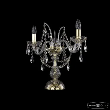 Настольная лампа Bohemia Ivele Crystal 1411 1411L/2/141-39 G