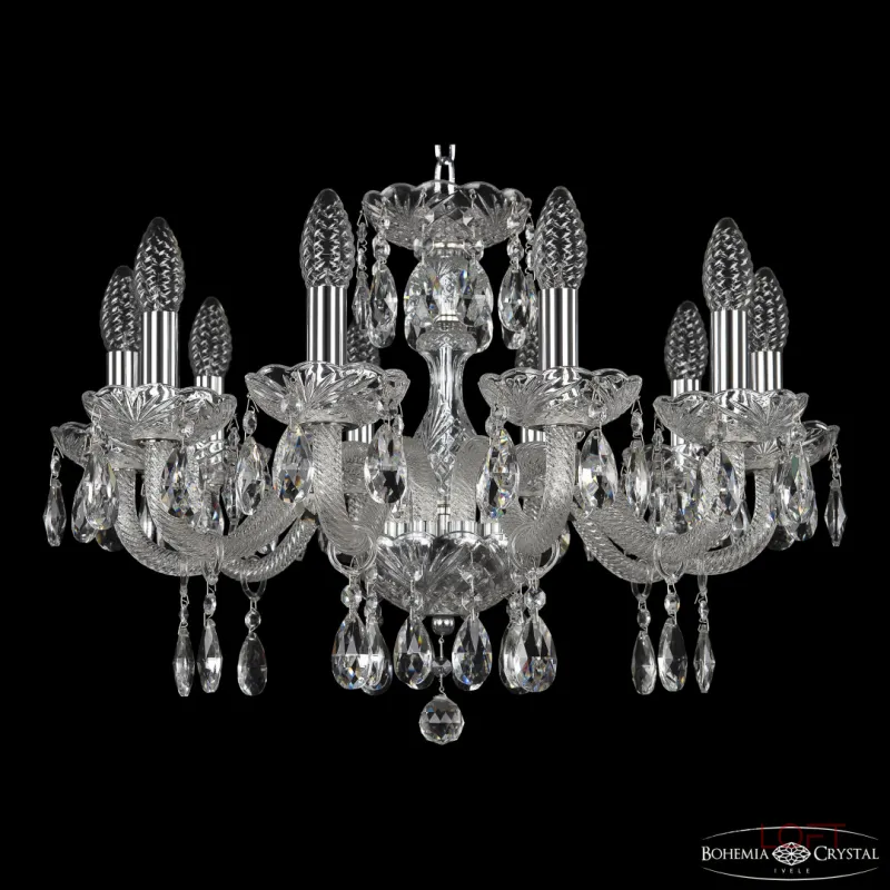 Подвесная люстра Bohemia Ivele Crystal 117 117/10/195 Ni Подвесная люстра Bohemia Ivele Crystal 117 117/10/195 Ni