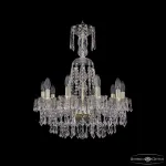Подвесная люстра Bohemia Ivele Crystal 1403 1403/10/195/XL-65 G