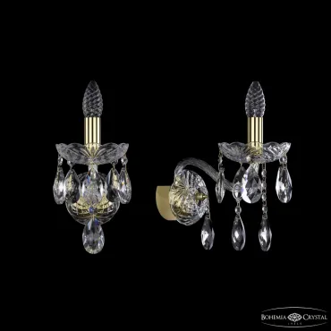 Бра Bohemia Ivele Crystal 1413 1413B/1/165/XL G Бра Bohemia Ivele Crystal 1413 1413B/1/165/XL G