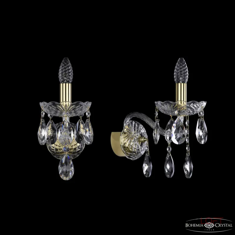 Бра Bohemia Ivele Crystal 1413 1413B/1/165/XL G Бра Bohemia Ivele Crystal 1413 1413B/1/165/XL G