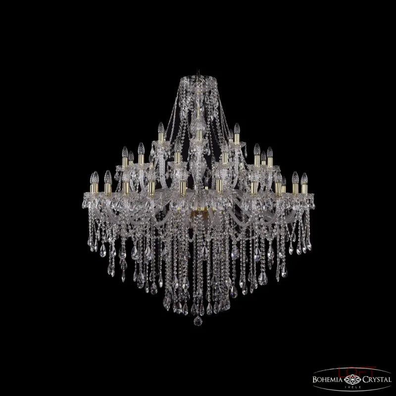 Подвесная люстра Bohemia Ivele Crystal 1415 1415/24+12+6/460 G