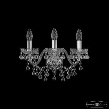 Бра Bohemia Ivele Crystal 1409 1409B/3/160 Ni Бра Bohemia Ivele Crystal 1409 1409B/3/160 Ni