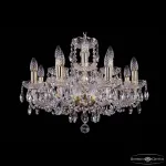 Подвесная люстра Bohemia Ivele Crystal 1402 1402/8+4/195 G