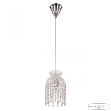 Подвесной светильник Bohemia Ivele Crystal 1478 14781P/13 Ni Drops Подвесной светильник Bohemia Ivele Crystal 1478 14781P/13 Ni Drops