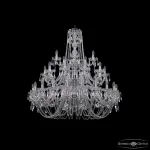 Подвесная люстра Bohemia Ivele Crystal 1402 1402/20+10+5/400/3d Ni