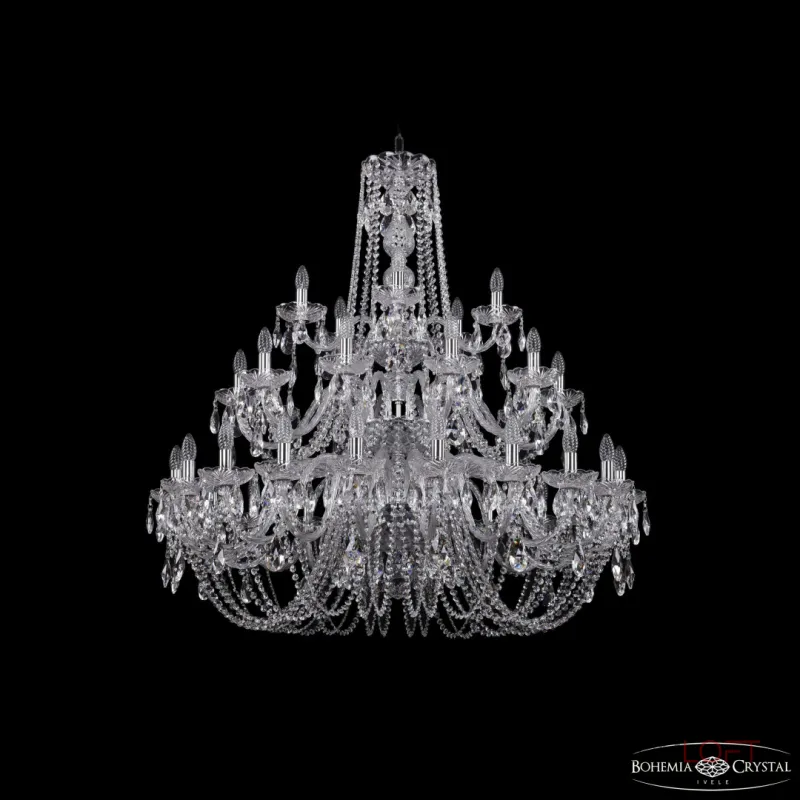 Подвесная люстра Bohemia Ivele Crystal 1402 1402/20+10+5/400/3d Ni
