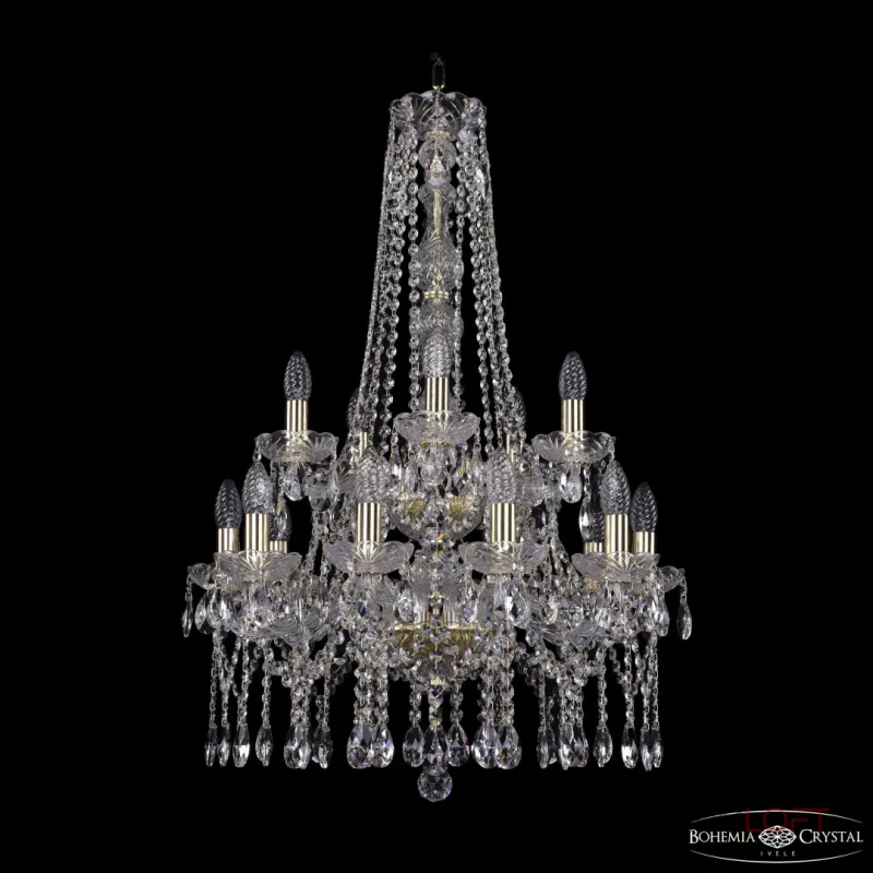 Подвесная люстра Bohemia Ivele Crystal 1413 1413/10+5/200/h-87/2d G Подвесная люстра Bohemia Ivele Crystal 1413 1413/10+5/200/h-87/2d G